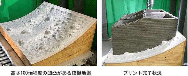斜面や曲面に施工可能な3DP技術を開発 大成建設 – 週刊ブロック通信